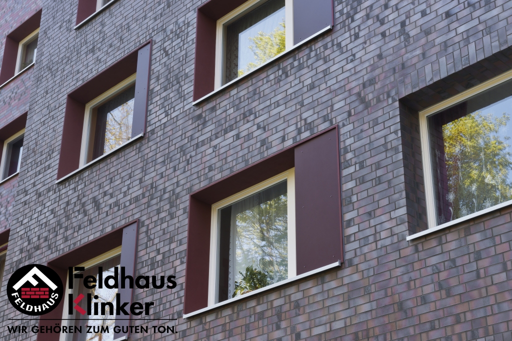 Клинкерная плитка для фасада R561DF14 carbona carmesi maritimo, Feldhaus Klinker (240х52х14) от 5 055 руб.. Фото �5