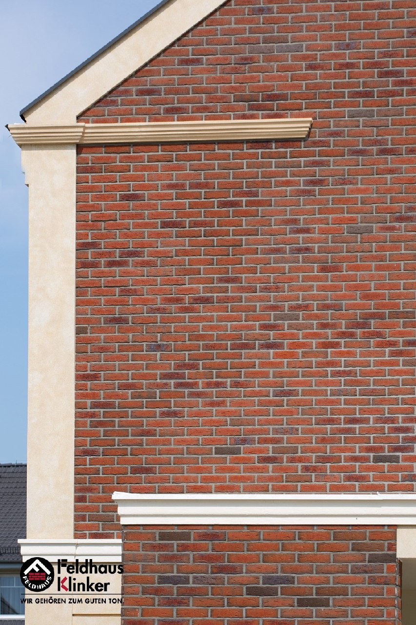 Клинкерная плитка ручной формовки R698NF14 sintra terracotta bario, Feldhaus Klinker (240х71х14) от €48.340. Фото �5