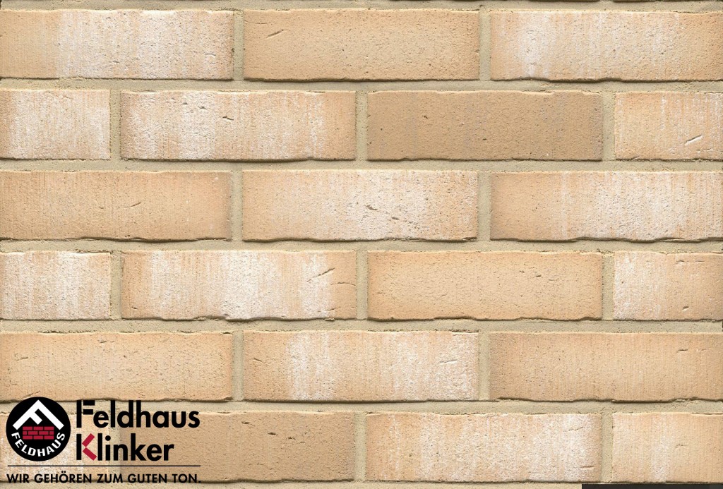 Фасадный клинкер ручной формовки R730NF14 vascu crema bora, Feldhaus Klinker (240х71х14) от €49.850. Фото �2