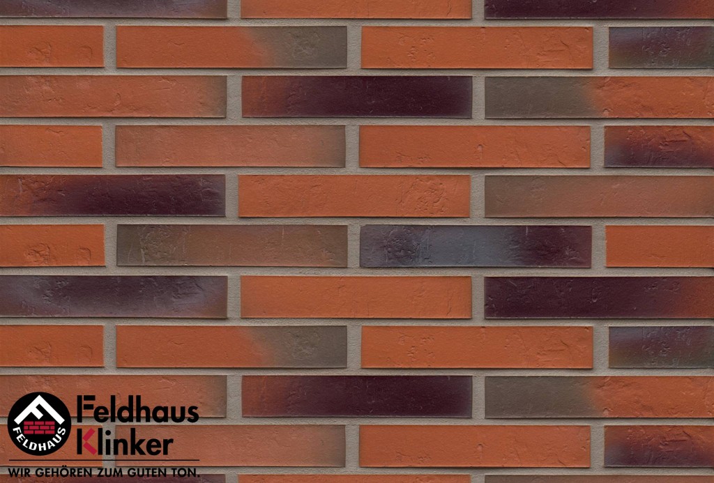 Клинкерная плитка для фасада R715DF14 accudo terreno bluastro, Feldhaus Klinker (240х52х14) от €50.230. Фото �2