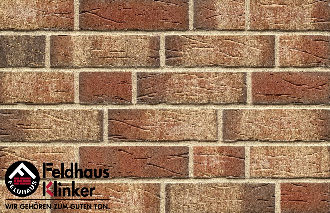 Фасадный клинкер ручной формовки R690NF11 sintra ardor blanca, Feldhaus Klinker (240х71х11) от €39.380. Фото �2