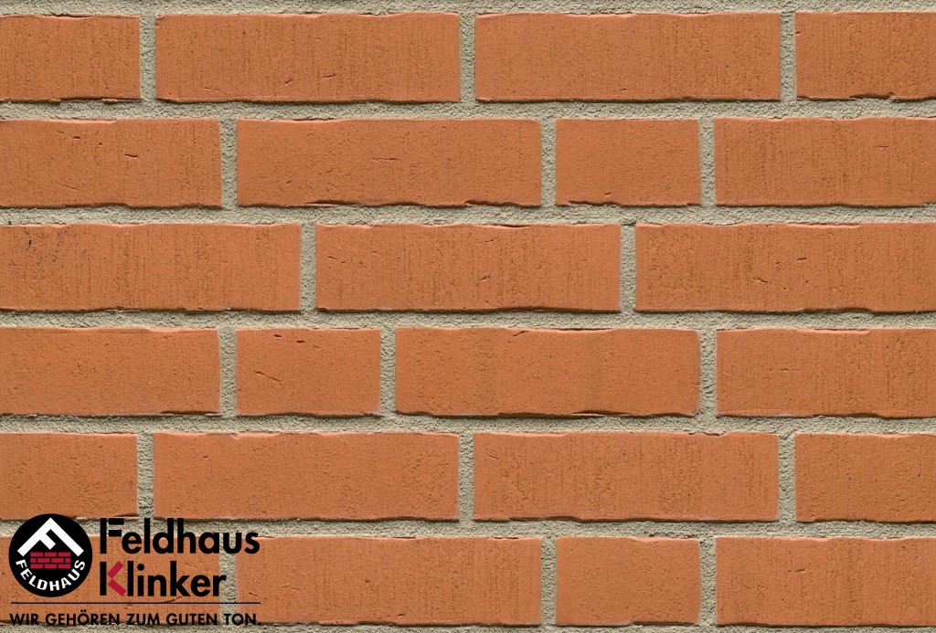 Клинкерная плитка ручной формовки R731DF14 vascu terracotta oxana, Feldhaus Klinker (240х52х14) от €47.910. Фото �2