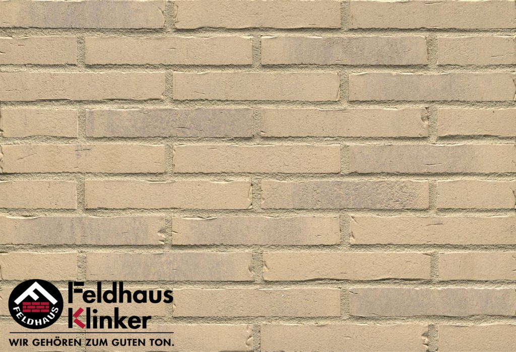 Клинкерная плитка ручной формовки R733DF14 vascu crema pandra, Feldhaus Klinker (240х52х14) от €50.330. Фото �2