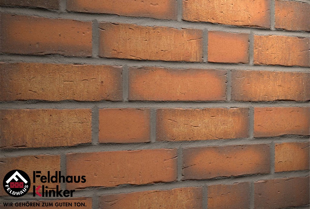 Клинкерная плитка ручной формовки R758NF14 vascu terracotta, Feldhaus Klinker (240х71х14) от 4 628 руб.