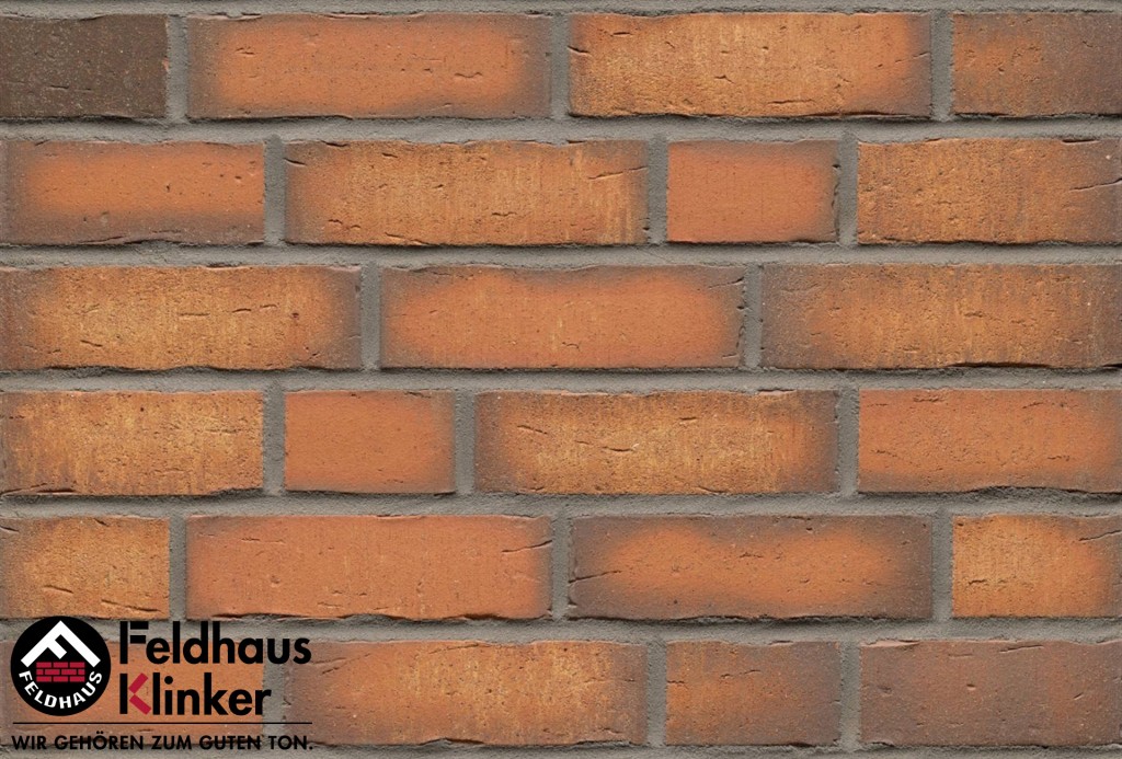 Клинкерная плитка ручной формовки R758NF14 vascu terracotta, Feldhaus Klinker (240х71х14) от 4 628 руб.. Фото �3