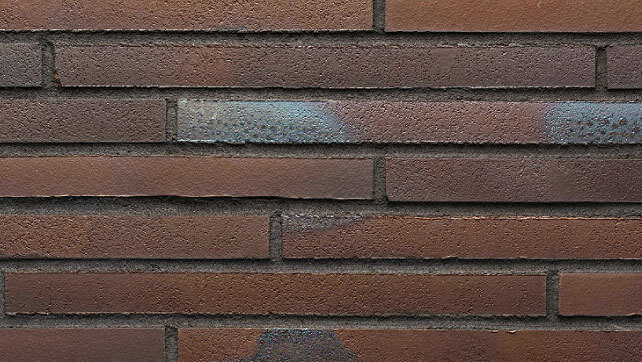 Клинкерная плитка под кирпич riegel 50 455 braun-blau 490x40x14 (7750), Stroeher для фасада