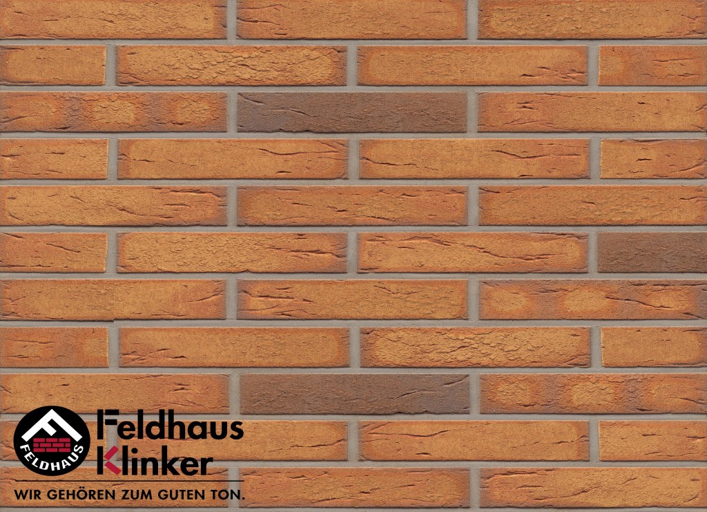 Фасадная клинкерная плитка R268DF9 nolani viva rustico, Feldhaus Klinker (240х52х9) от 3 570 руб.. Фото �2