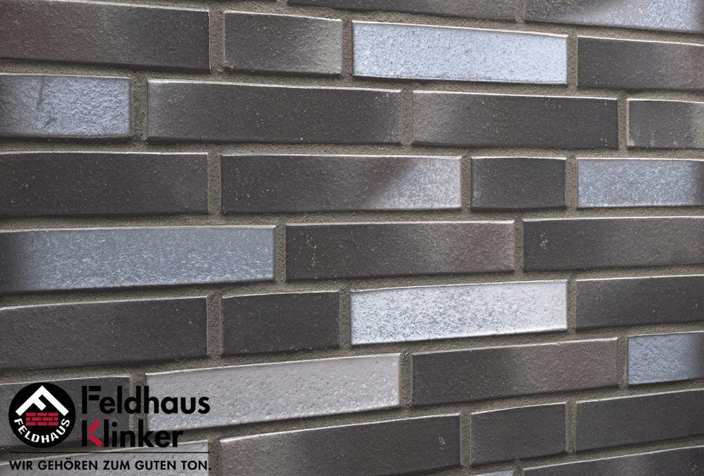 Фасадная клинкерная плитка R518NF14 geo platinum liso, Feldhaus Klinker (240х71х14) от 52,99 руб.