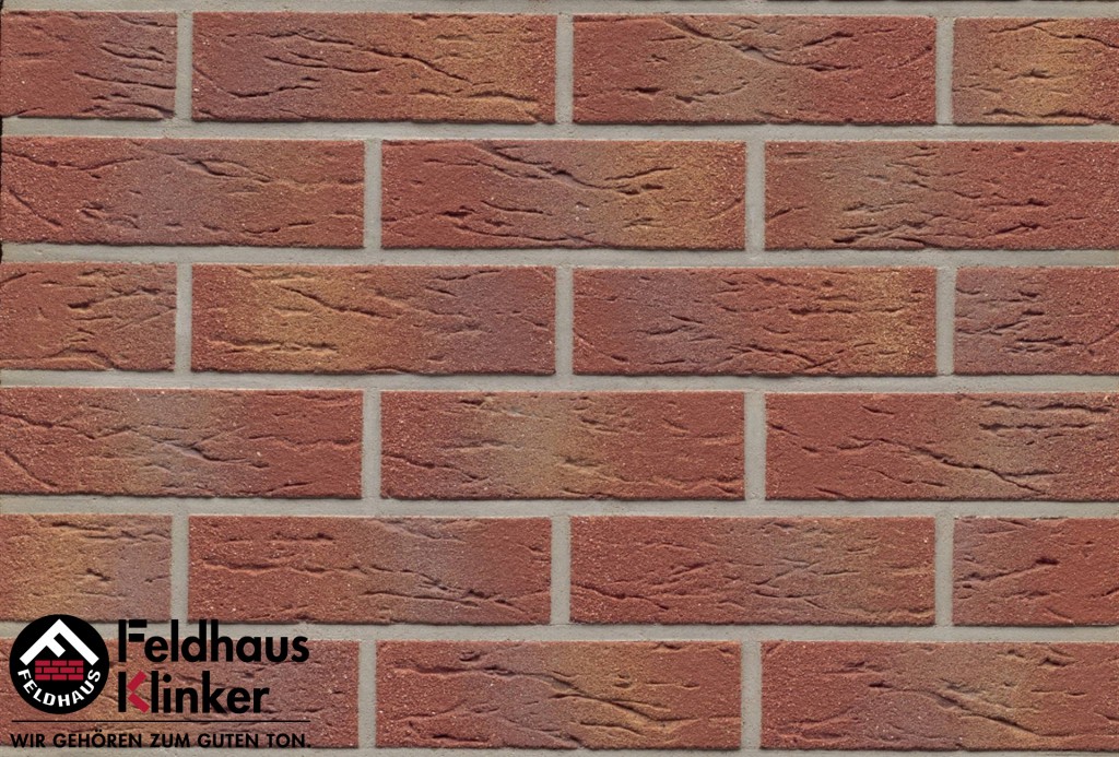 Клинкерная плитка для фасада R332NF9 carmesi multi mana, Feldhaus Klinker (240х71х9) от 3 080 руб.. Фото �2