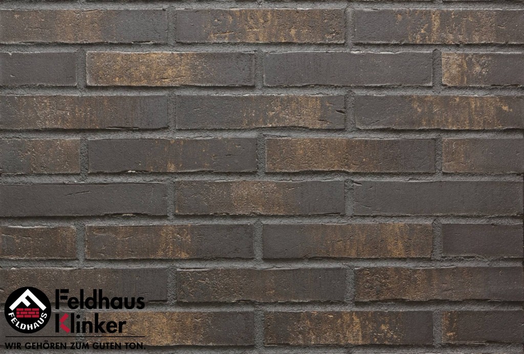 Клинкерная плитка ручной формовки R738DF14 vascu vulcano sola, Feldhaus Klinker (240х52х14) от €51.260. Фото �2
