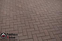 Тротуарный клинкерный кирпич P502KDF umbra plano Feldhaus Klinker, 200х100х52