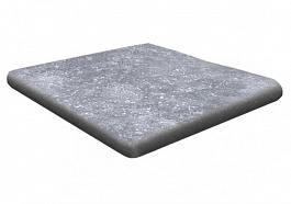 Клинкерная угловая ступень Stone Gris, Exagres 330x330